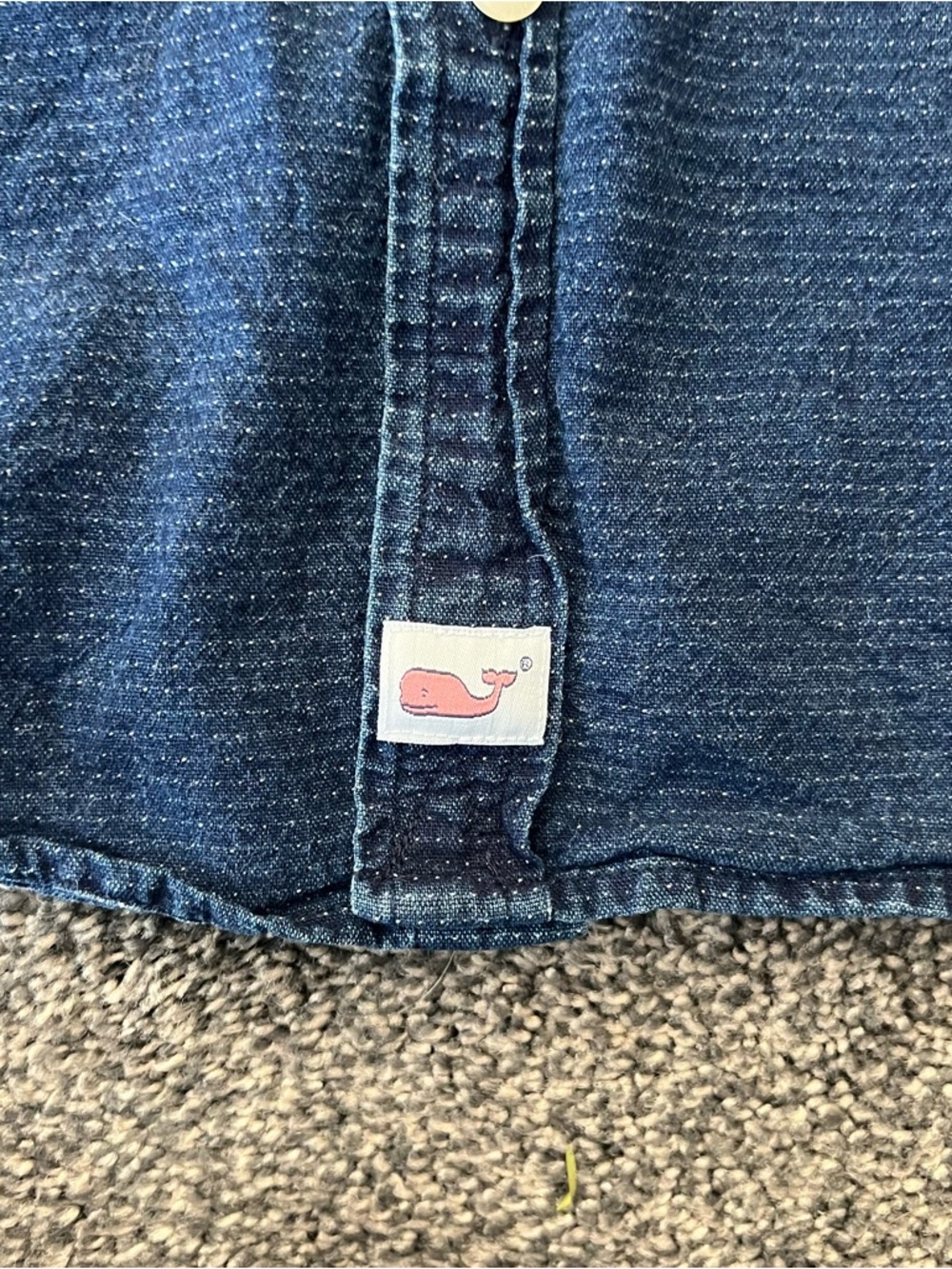 Vineyard Vines Men's Short-Sleeve Button-Down Shirt - Dark Navy - Picture 3 of 8